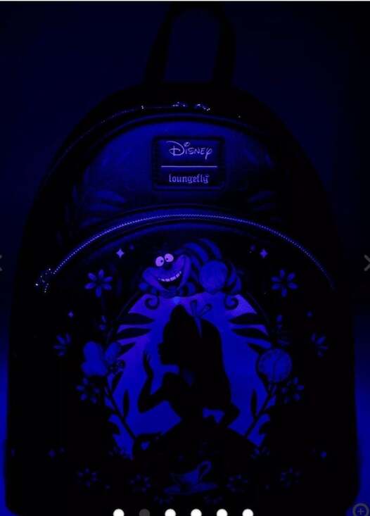 Loungefly Disney Alice in Wonderland Cameo Silhouette Mini Backpack - Picture 3 of 6